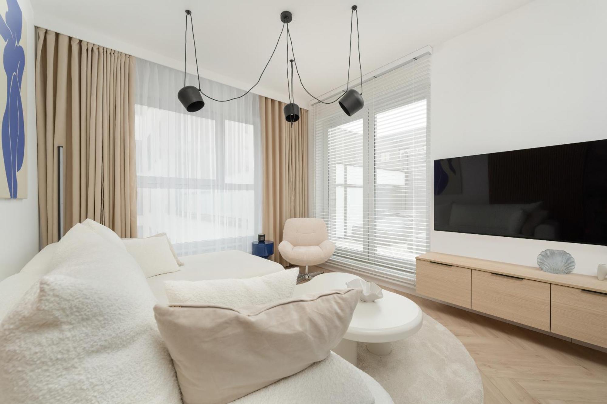Apartament Gwiazdzista Elegant For 6 Guests With Balcony & Parking By Renters *